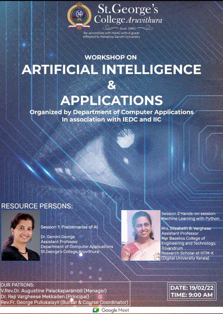 Workshop on AI and applications